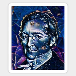 Bernard Courtois Dark Night Portrait | Bernard Courtois Artwork 5 Magnet